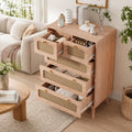 Armario, 60 × 34 × 91 cm, con cajones, madera maciza, CXHLXYR