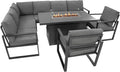 Sofá, 10 cm, aluminio, para el jardín, para la terraza, Monster Shop