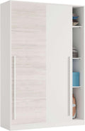 Armario, 120 cm, blanco, Habitdesign