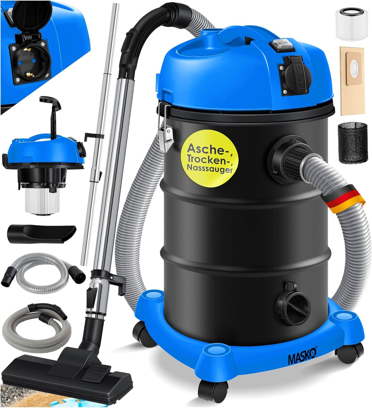 Aspirador 6IN1, 1800 mm, 2300 W, Masko