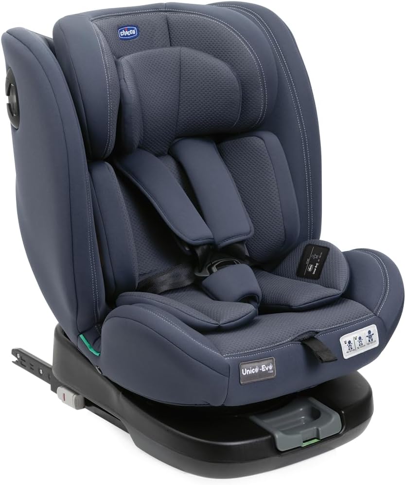 Silla de coche, 150 cm, regulable, azul, Chicco