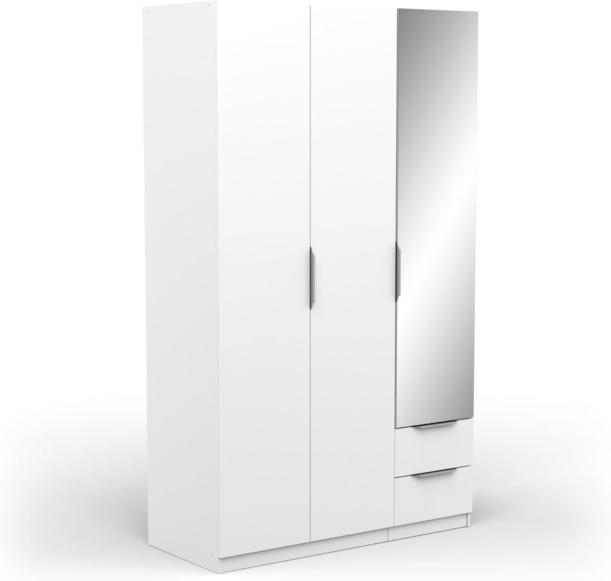 Armario, 120 × 50 × 200 cm, con cajones, blanco, Demeyere