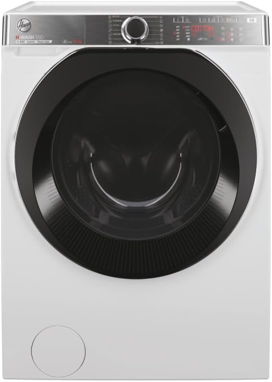 Hoover WASH 550 lavadora, 85 × 60 × 58 cm, 10 kg, blanco