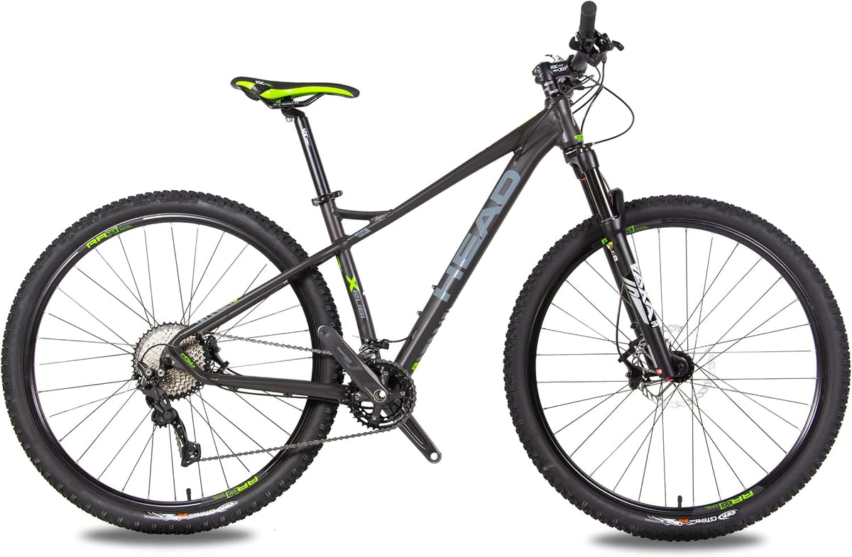 Bicicleta de montaña, negro, HEAD
