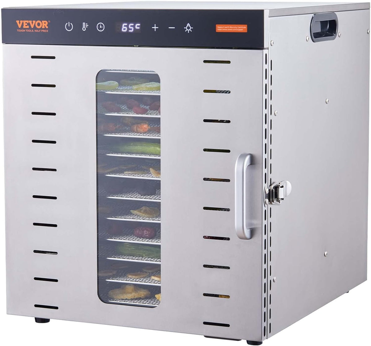 Lavavajillas, 377 × 285 mm, 1000 W, 30–90 °C, regulable, acero inoxidable, VEVOR
