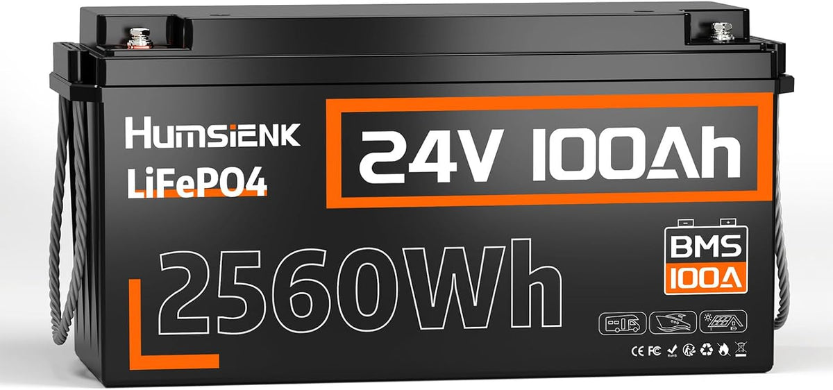 Baterías de ciclo profundo BMS 100A, 48 × 17 × 24 mm, 12 V, inalámbrico, HumsiENK
