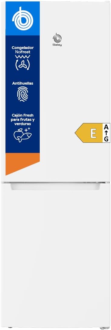 Frigorífico combi 3KFE351WI, 60 cm, No Frost, blanco, Balay Electrodomésticos