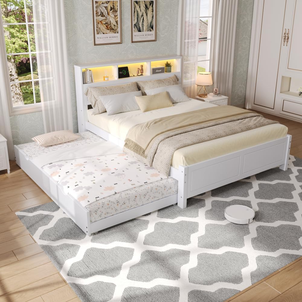 Cama, 90 × 190 cm, blanco, Sapgaks