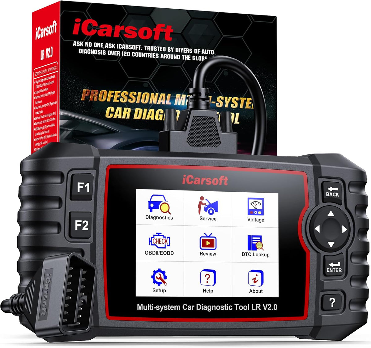 Sistemas de diagnóstico del motor (OBD-II) V2.0, inalámbrico, iCarsoft