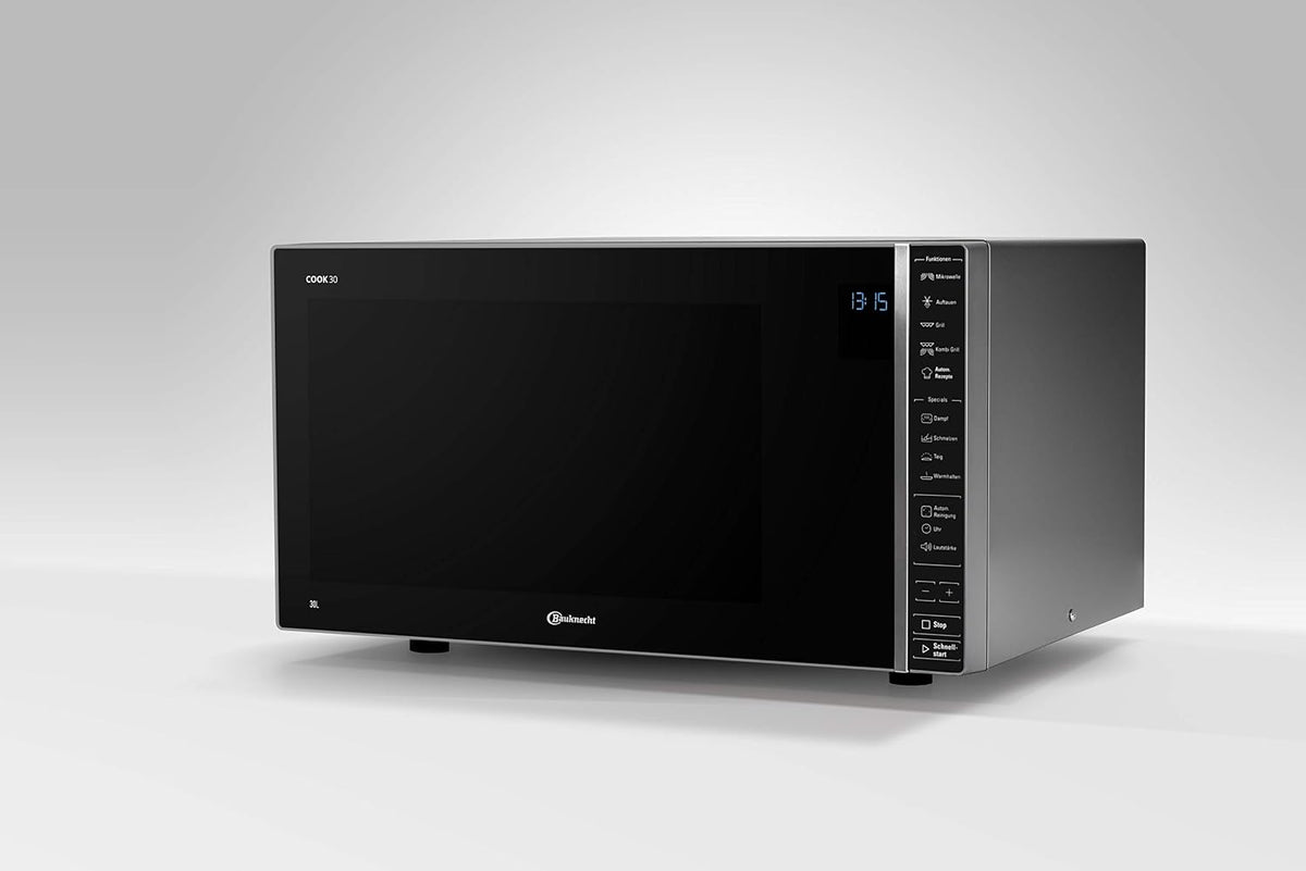Bauknecht MW 304 microondas con grill, 37 × 35,1 × 21,2 cm, 900 W, 30 L, 1050 W