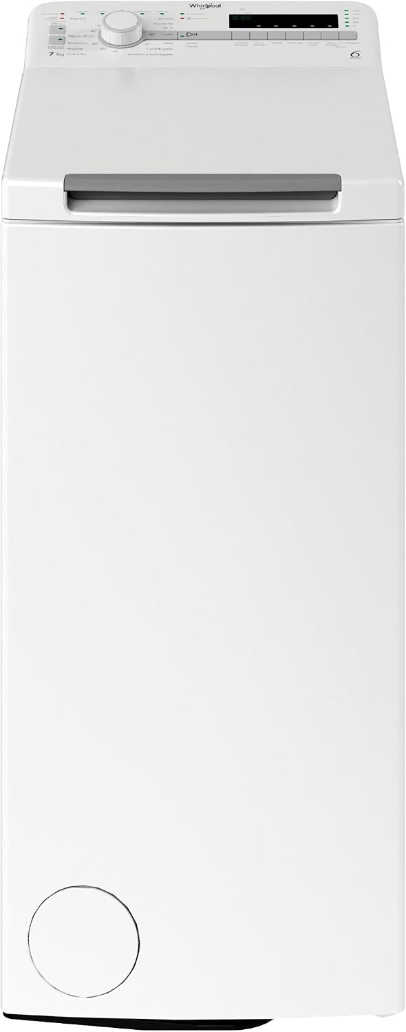Whirlpool TDLR7220SS lavadora, 7 kg, blanco