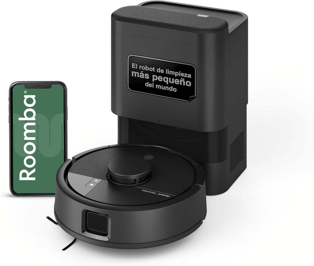 Robot aspirador, negro, iRobot