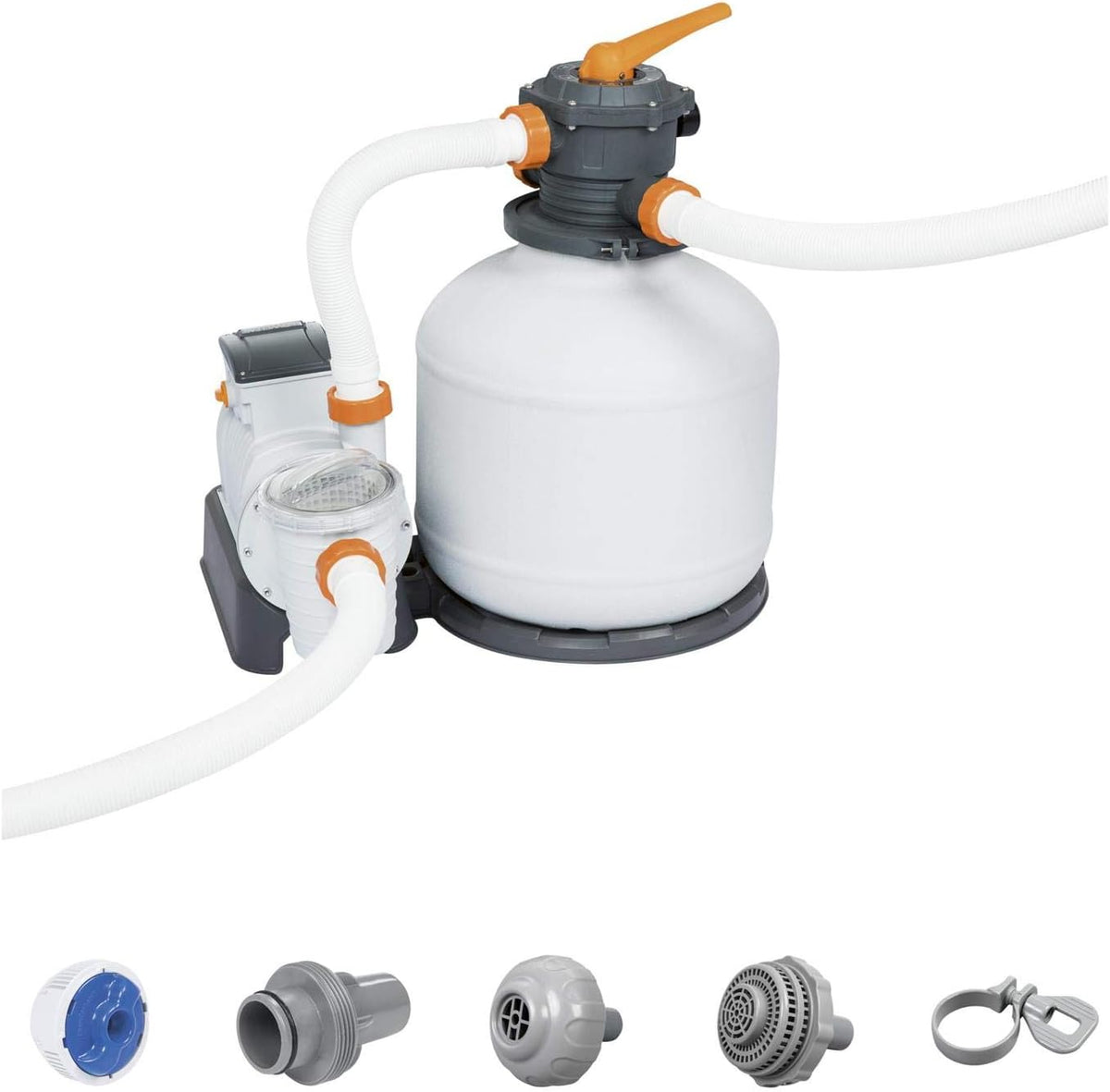 Bestway piscina, 38 mm, 11,355 L, plástico, gris
