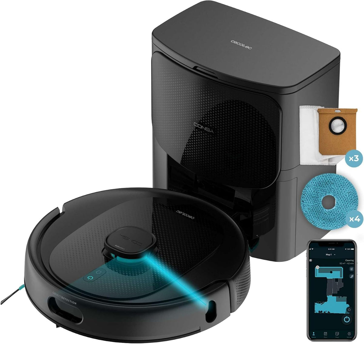 Cecotec robot aspirador, control inteligente