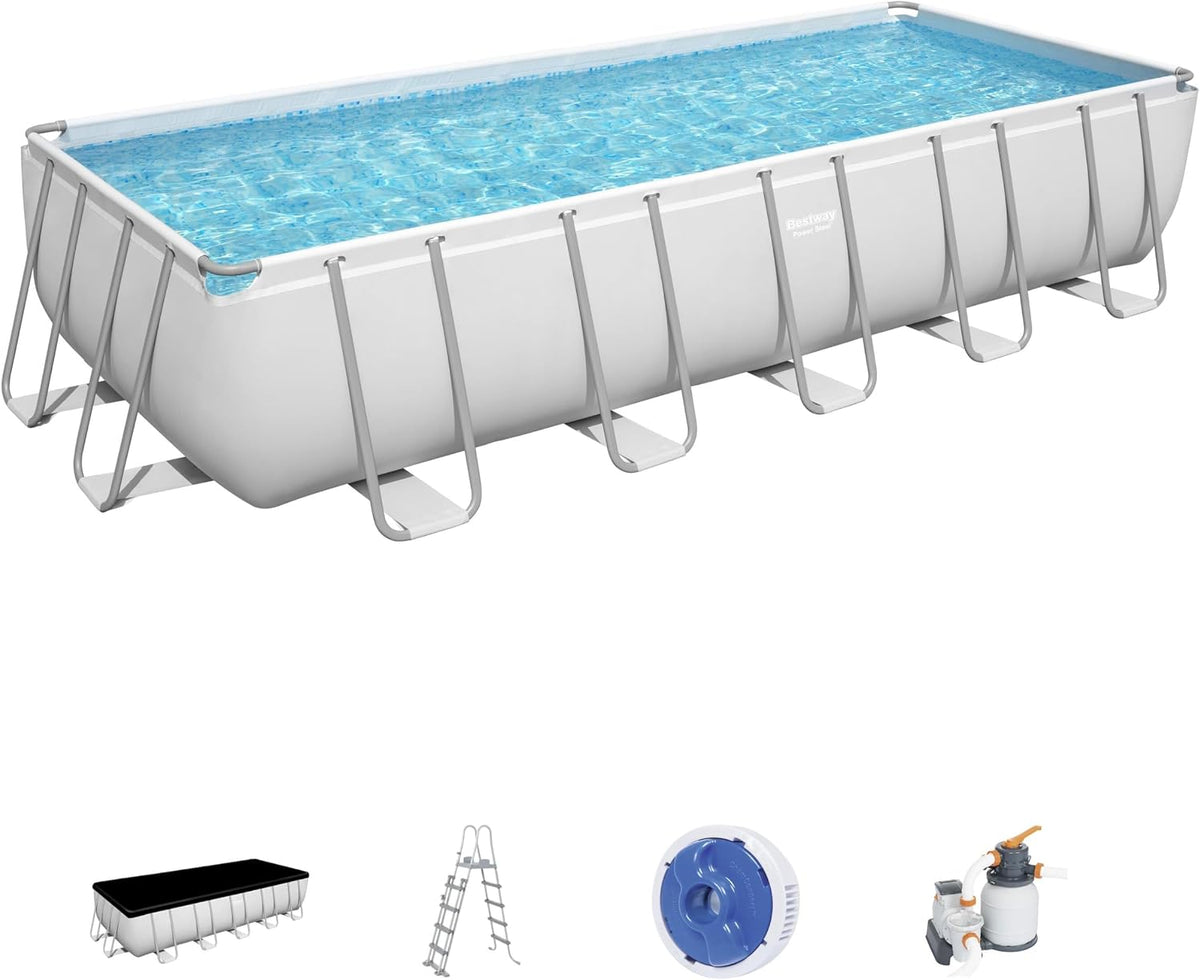 Bestway piscina, 6,40 m × 2,74 m × 132 cm, 52 pouces