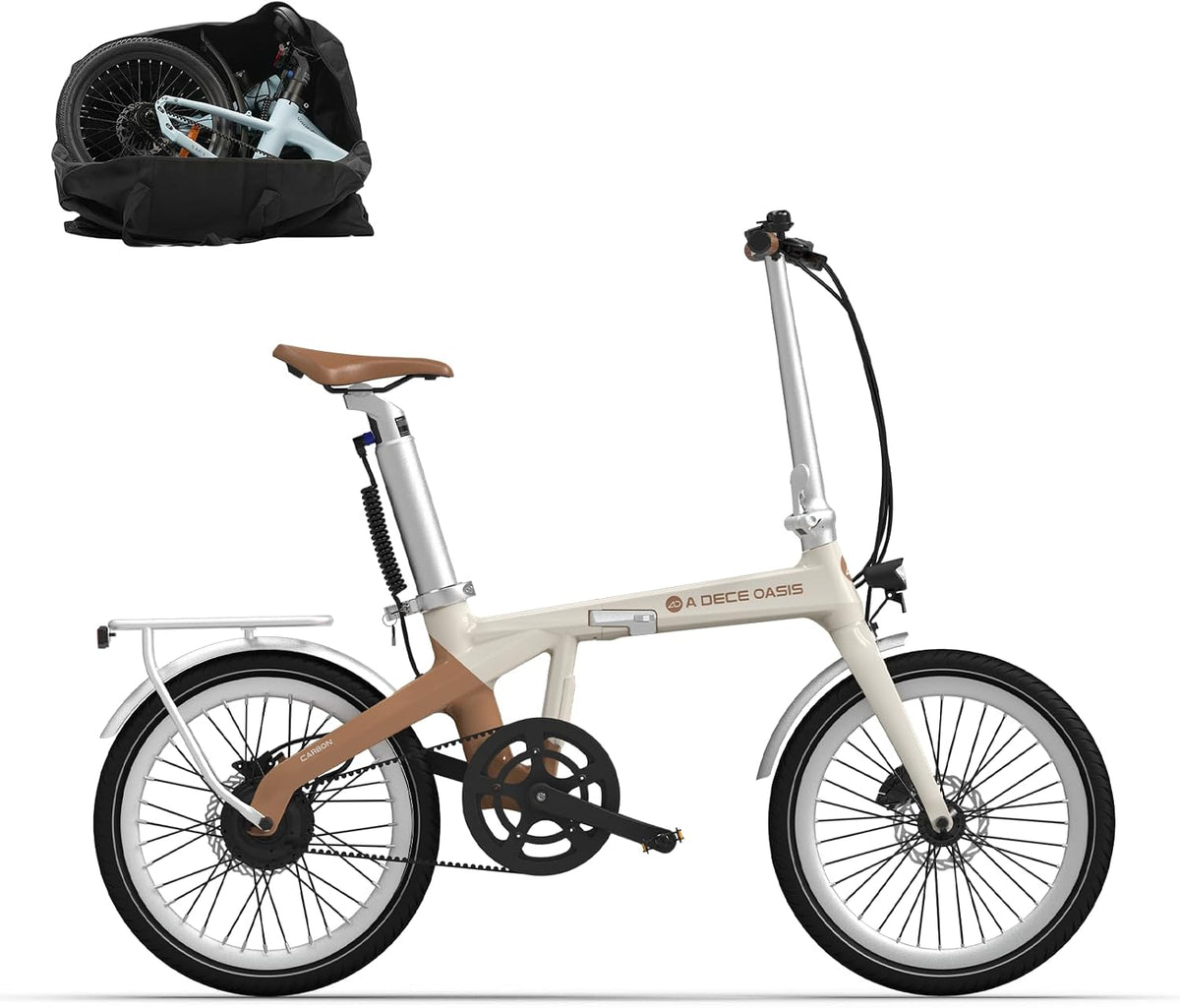 Bicicleta de paseo, 14,5 kg, plegable, A Dece Oasis