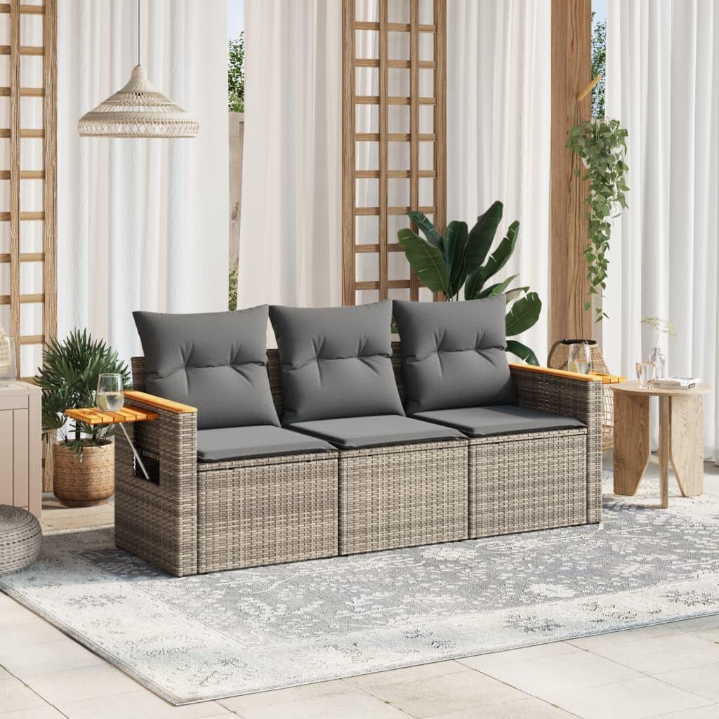 Sofá, plegable, gris, para el jardín, para la terraza, Teenpull
