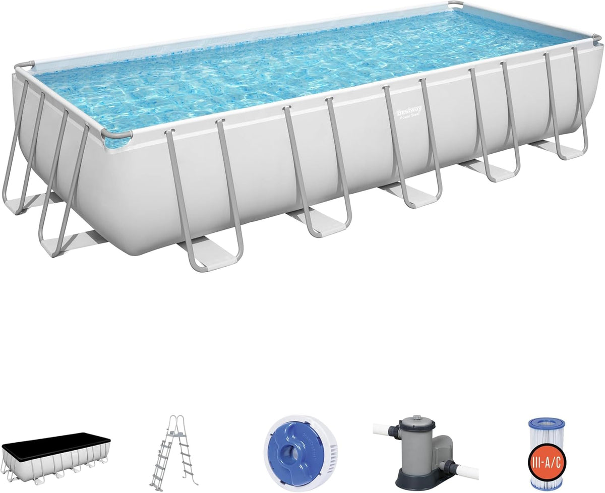 Bestway piscina, 6,40 × 2,74 × 1,32 m, 52 pouces
