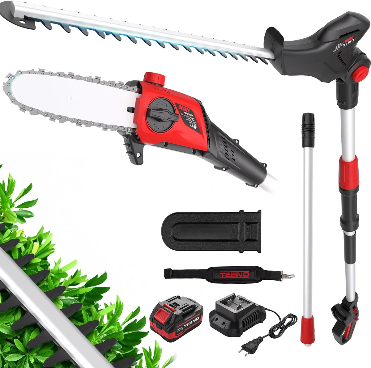 Motosierra 4.0Ah, 20 cm, 20 V, inalámbrico, TEENO