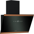 Klarstein campana extractora, 60 cm, 578 m³/h, 34,5 dB, con iluminación LED, negro