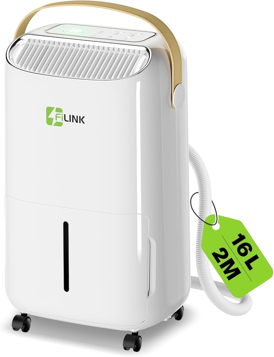 Deshumidificador 110m3, 16 L, 2,5 L, FILINK