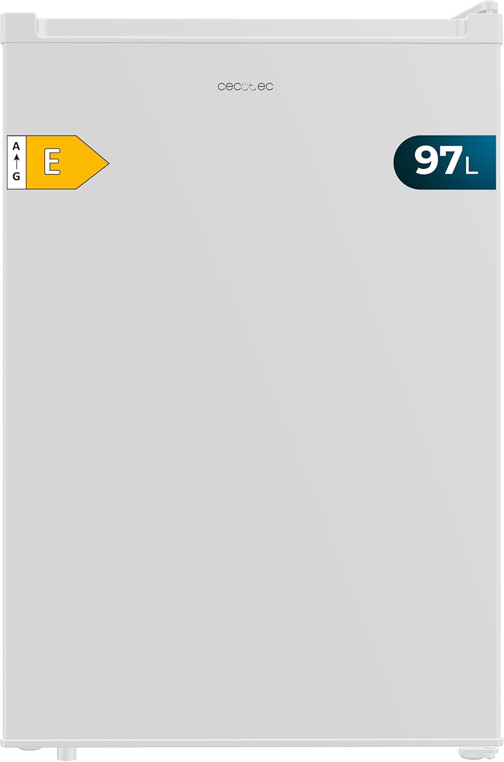 Cecotec congelador vertical, 55,1 × 57,5 × 83,5 cm, 97 L, con cajones, blanco