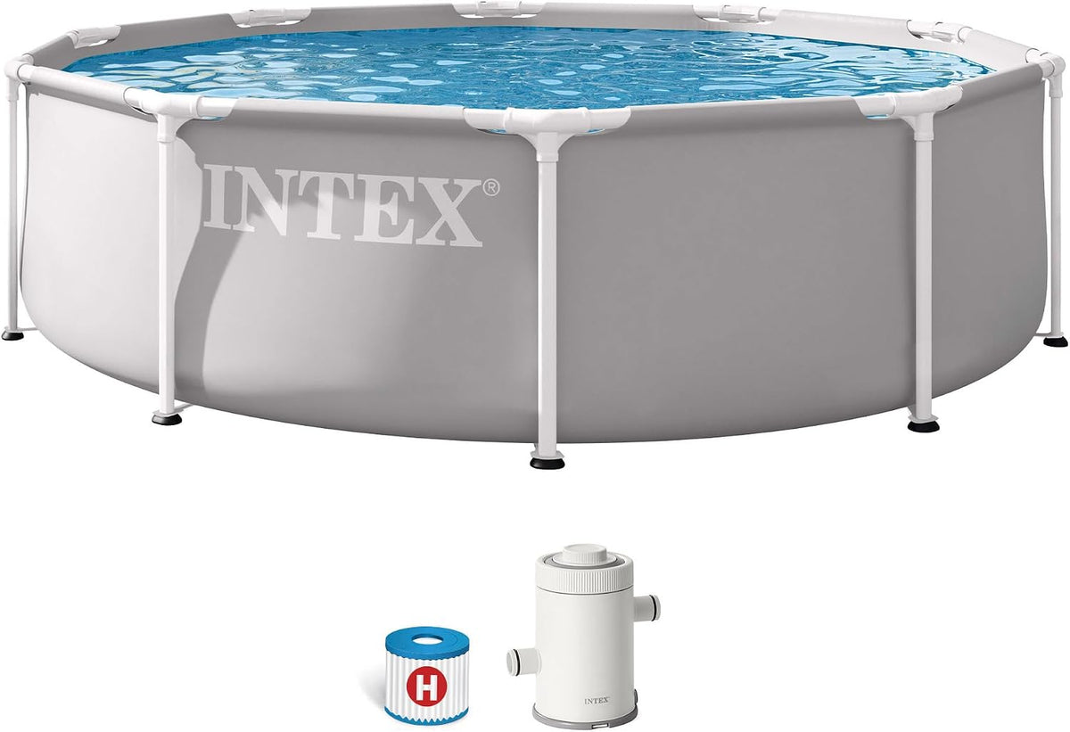 Intex D305x75 piscina, 305 × 75 cm, gris
