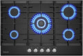 Placa de inducción GH2805BG1FC, 76 cm, 10400 W, vidrio, negro, para la cocina, GASLAND