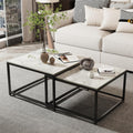 Mesa de centro, 60 cm, blanco, FATIVO