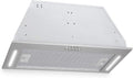 Klarstein campana extractora, 60 cm, 590 m³/h, 190 W, 61 dB, con iluminación LED, acero inoxidable